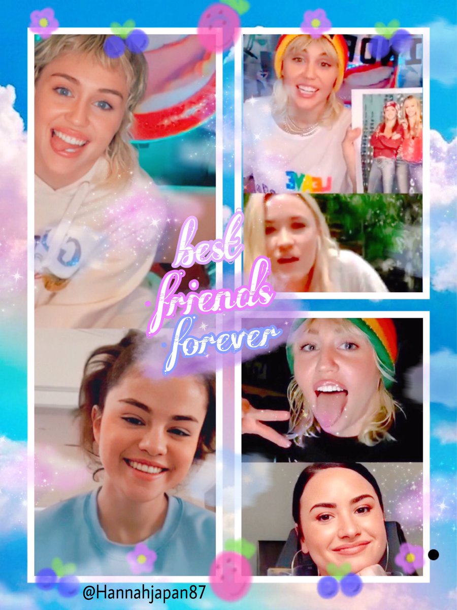 Hannahjapan87's tweet photo. 記念に作った🥰🥰
#BrightMinded 
#MileyCyrus #Emilyosment
#SelenaGomez #DemiLovato https://t.co/R8yxYUNf0b