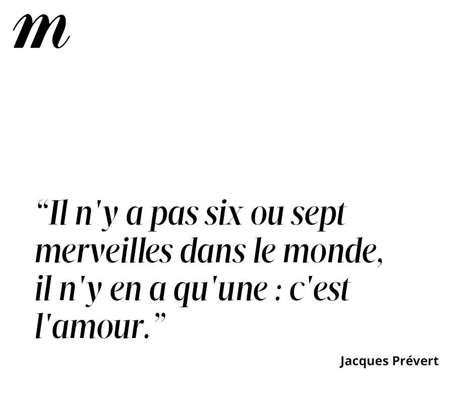 Madame Figaro En Twitter L Amour Le Vrai Citation Quote Mantra Jacquesprevert T Co Iibc2jhs4h Twitter