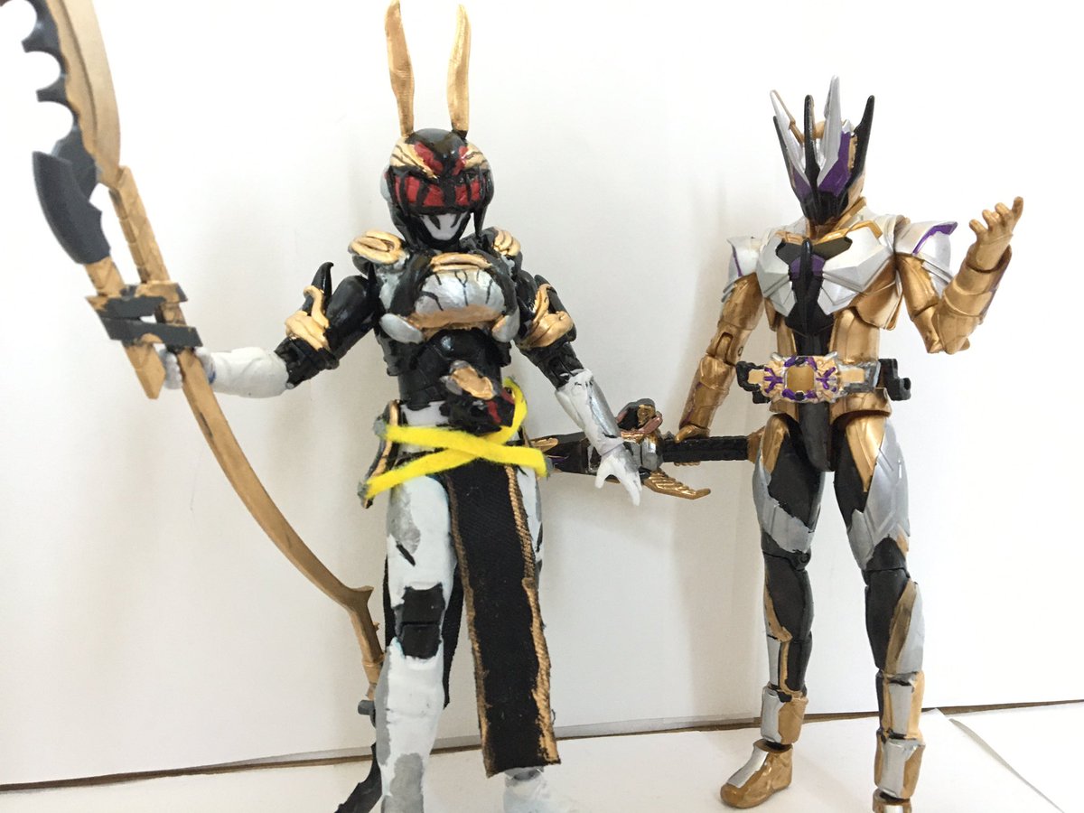 Tstu1010 Twitter இல உள ள ர 実装 Rkf改造 ファイティングジャッカルレイダーです バルカンを素体にパテを盛って作成しました 鎌はコトブキヤのスカルマサカーを組み替えて塗装しました レイダーはフィギュア欲しいですね 仮面ライダーゼロワン