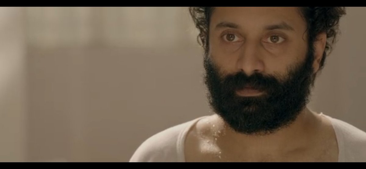 In these scenes, we are witnessing Fahadh falling to a  #Trance state where he feels himself turning to be Jesus Christ.