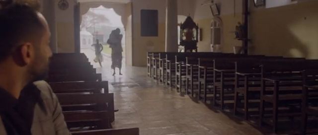 Thomas at a sudden runs to a church where Fahadh is. Many didn't find this scene reasonable (Hw come he know Fahad is in that particular church)2nd pic :- Even before Thomas' scene, Fahadh & Nazriya has visited that Church. So it might be a routine of Fahadh by time #Trance