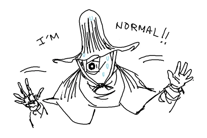 atra has to wrap himself up anytime he goes into town cause he's undead

that and he pogged today 
