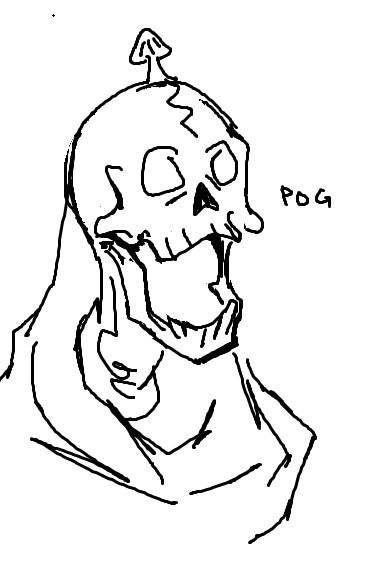 atra has to wrap himself up anytime he goes into town cause he's undead

that and he pogged today 