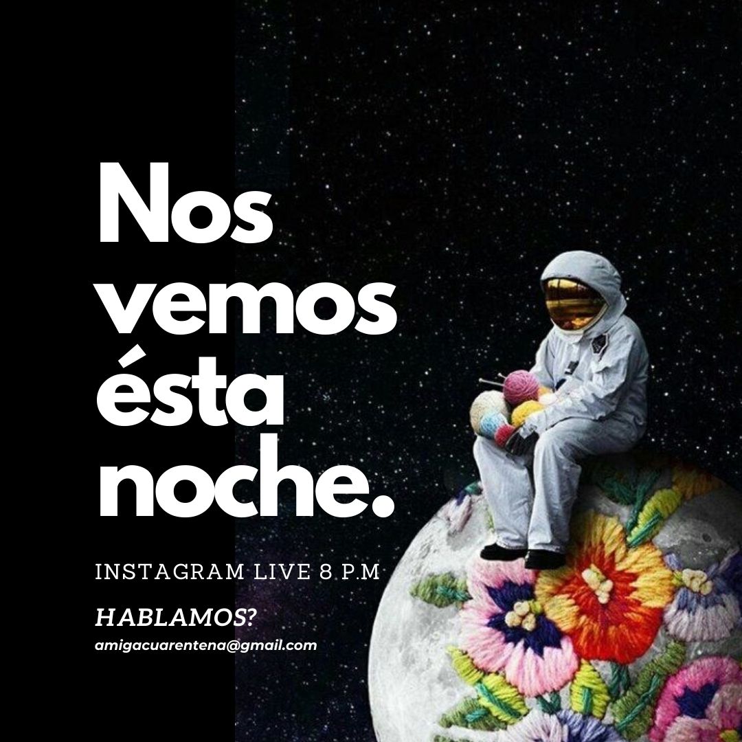 Muchas cosas pasan en 7 días y sobre todo en ésta cuarentena ... Qué tal estuvo tu semana?
Nos vemos ésta noche por Instagram Live 8 p.m
 #AmigaCuarentena amigacuarentena@gmail.com