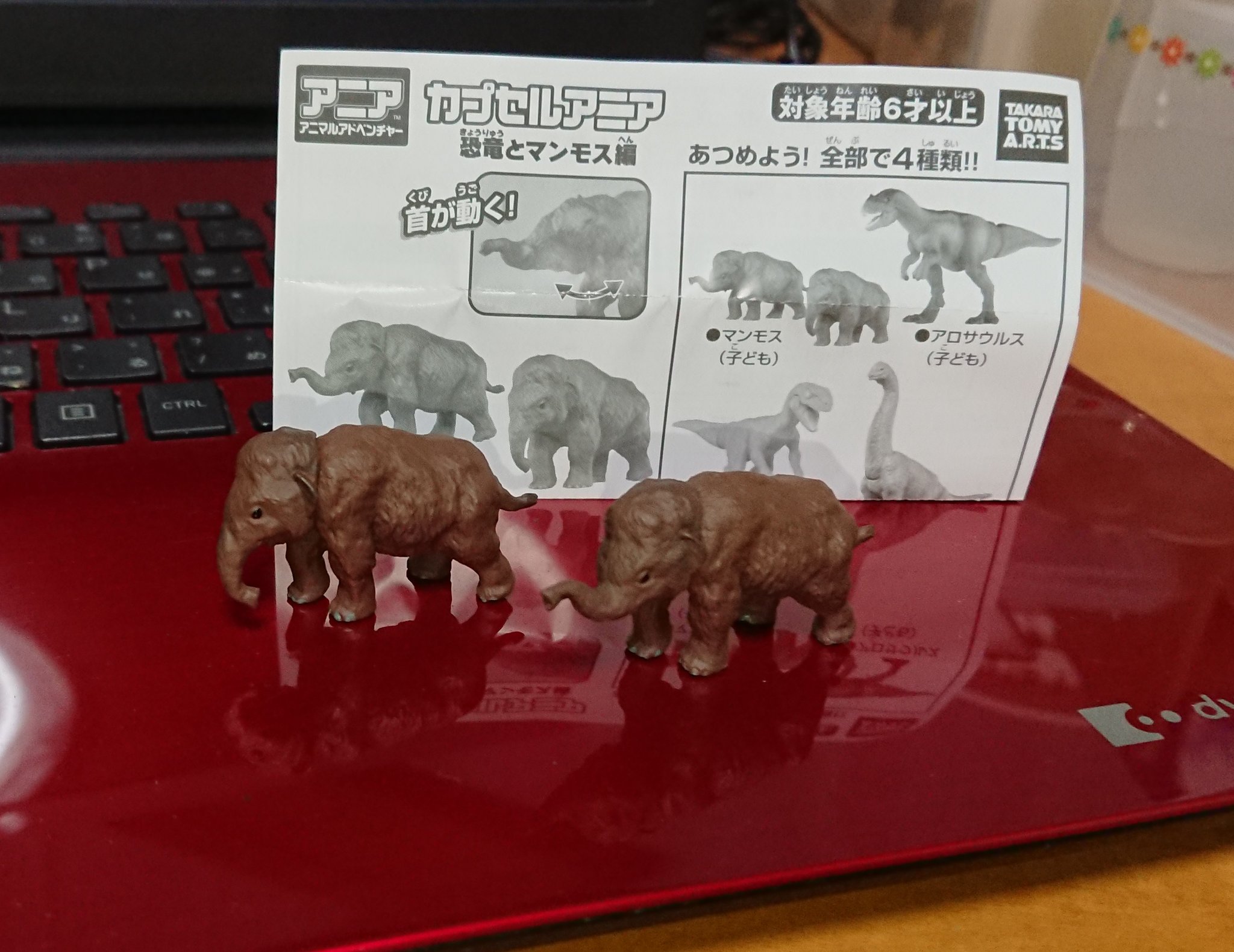 ブンドド ドーパント 欲しかったカプセルアニアの恐竜とマンモス編のガチャを見つけたので回してきました 一発で狙いのマンモスの子ども 二体セット ゲット すでに持ってるマンモス親子と並べると一気に子沢山に また見つけたら回してみよう ブンドド ドーパント 欲しかったカプセルアニアの恐竜とマンモス編のガチャを見つけたので回してきました 一発で狙いのマンモスの子ども 二体セット ゲット すでに持ってるマンモス親子と並べると一気に子沢山に また見つけたら回してみよう