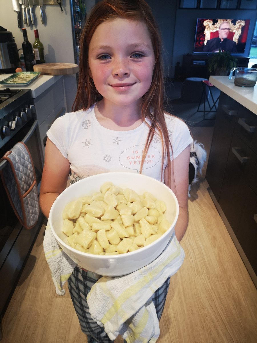 solutionsanna's tweet photo. Cooking relaxes me and lockdown has been the perfect opportunity to pass on my love of cooking.
Tonight's lesson gnocchi / kopytka https://t.co/4kQaXklkQW