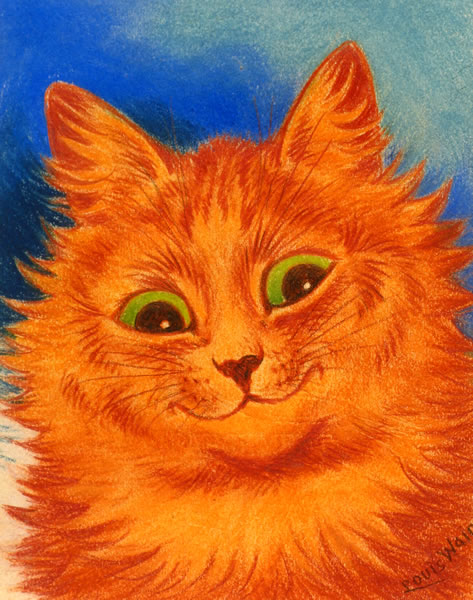 KunstundSterne's tweet photo. The British artist Louis Wain was a highly successful illustrator whose reputation was made on his singular and gently humorous pictures of cats. He was a cat-lover himself and sometime President of The National Cat Club.
#arthistory #Caturday https://t.co/SxVNFw8jjY