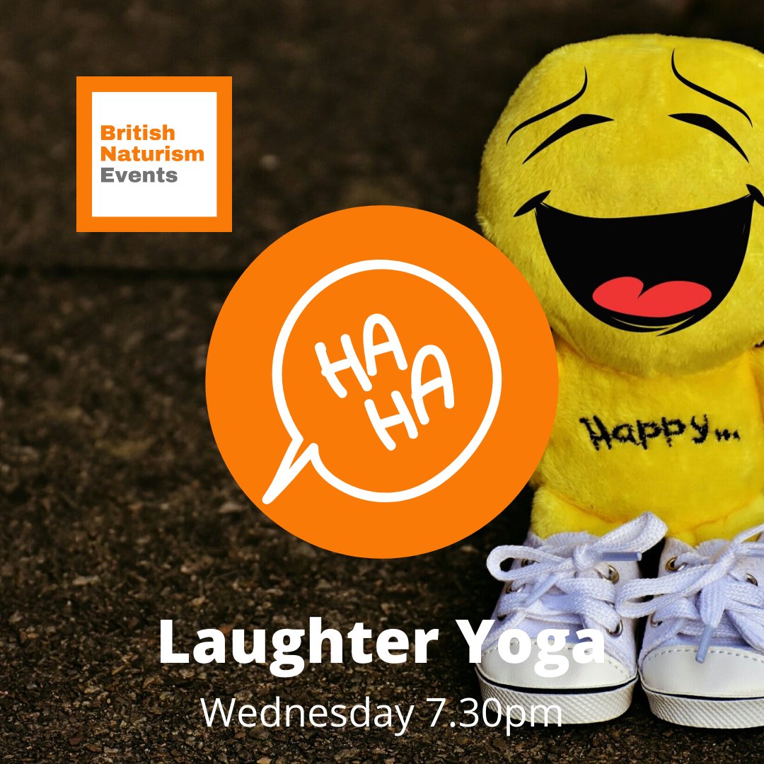 britnaturism's tweet image. We’ve just added another great session - #LaughterYoga starts on Wednesday evening.... #LaughterIsGood #Online #Naked #Events #StayHomeSaveLives #StayHomeStayNakedSaveLives