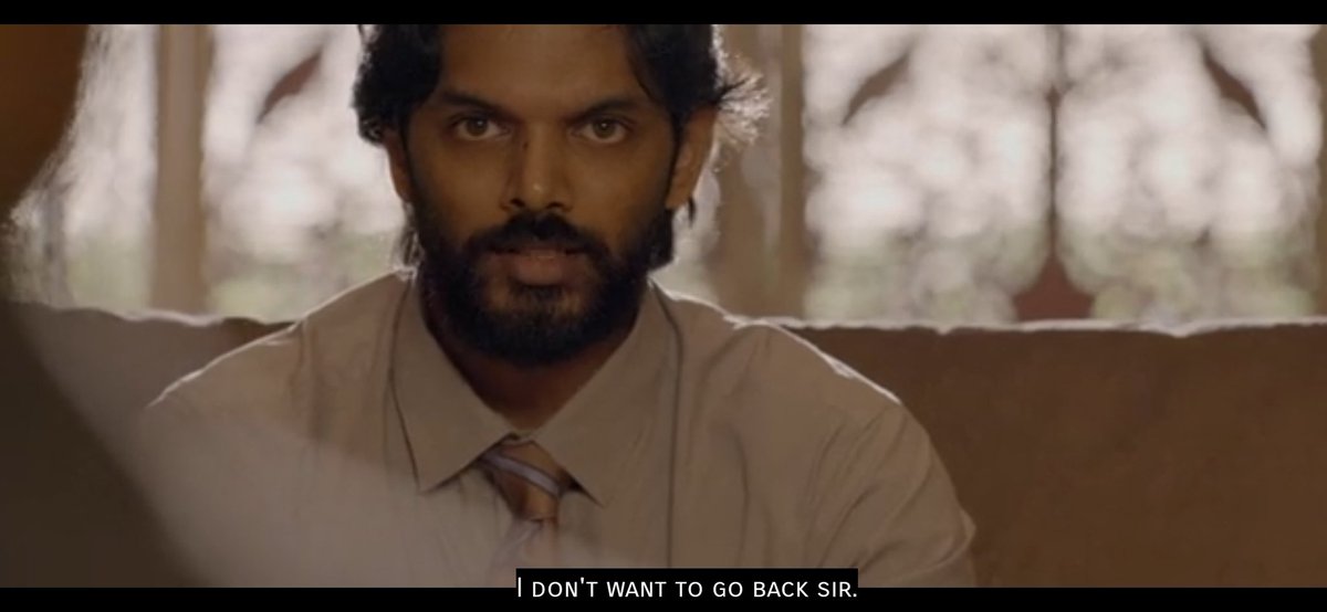 This guy is recruited in place of Fahadh, but Fahadh resurrects after his recruitment. Hence, this guy might getting practice to be a Pastor only by the time.Or GVM might have kept this guy aside bcuz Fahadh has resurrected.  #Trance