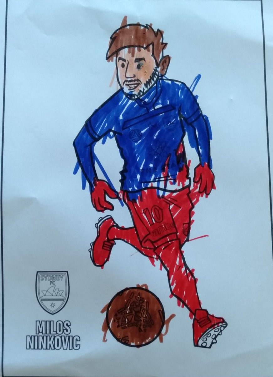 rpg279's tweet photo. @SydneyFC #colouringninko by a 4 year old and a 30 year old. Guess which is which?! @SydneyFC https://t.co/sVBx88UVMC