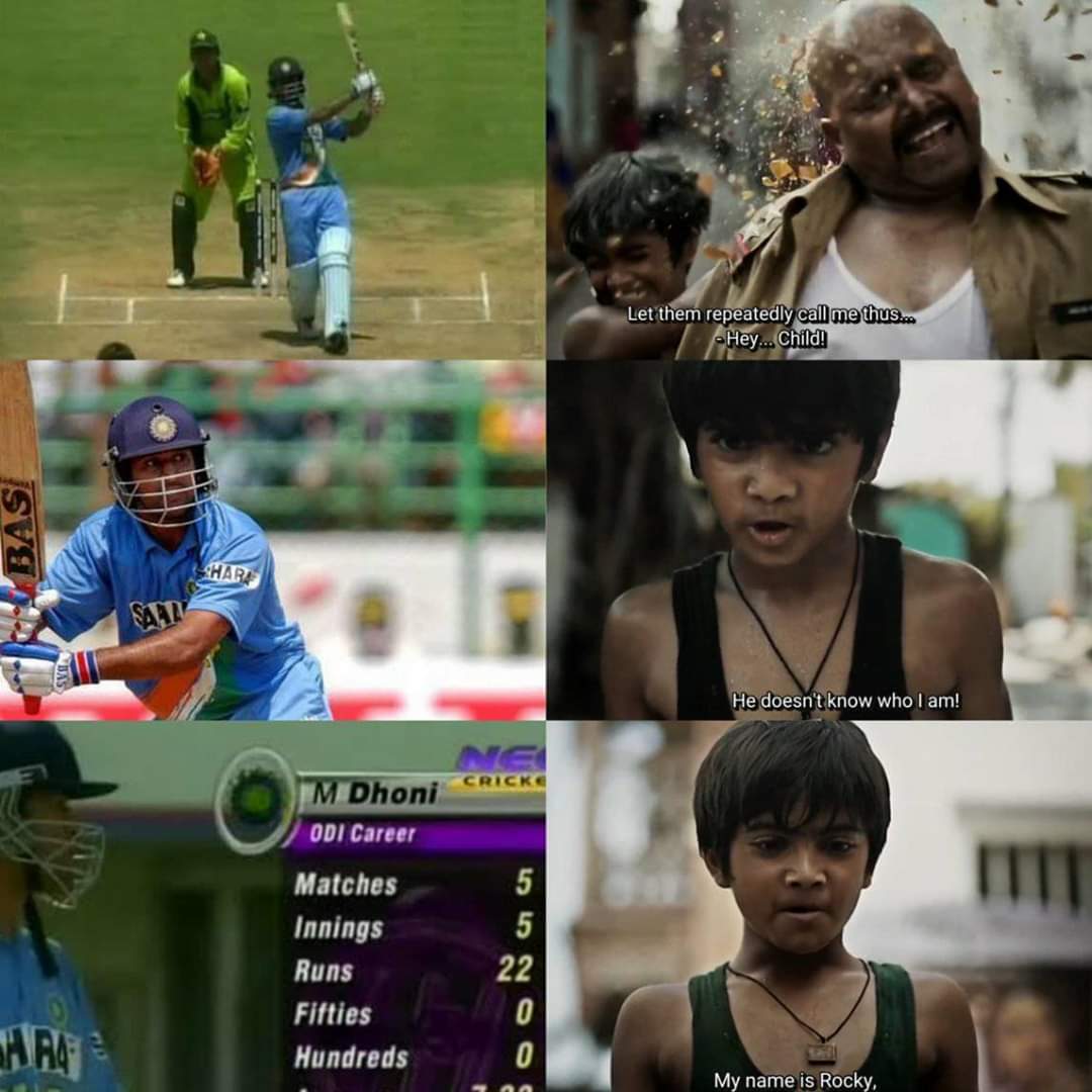 MS Dhoni through KGF Subtitles. Thread..