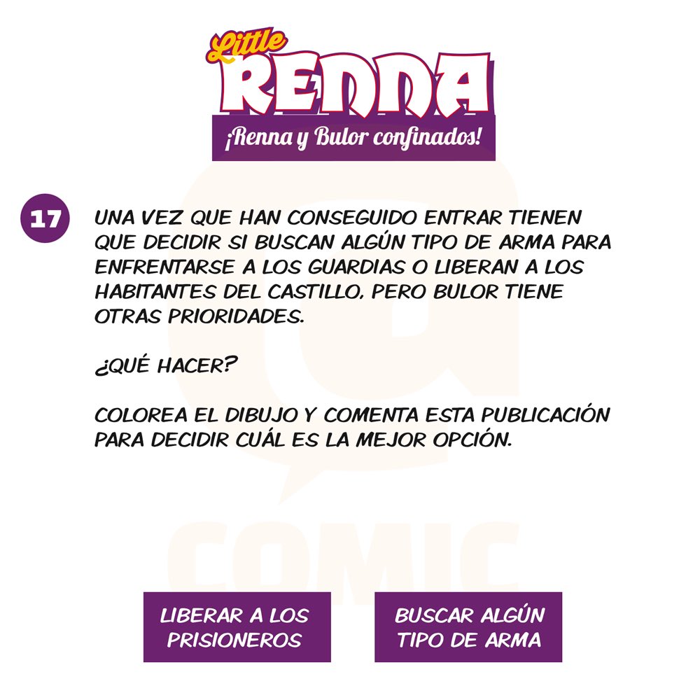 AfterCOMIC's tweet photo. Un pequeño respiro para nuestros héroes.
Para escoger una de las opciones tenéis que COMENTAR la publicación en nuestras RRSS o la web https://t.co/g5PRULg8Hy
TENÉIS TIEMPO HASTA LAS 16:00h. PARA HACER LA SELECCIÓN
⏱⏱⏱⏱⏱⏱
#comcic #interactivo #mequedoencasa https://t.co/7hrUUFvfDK