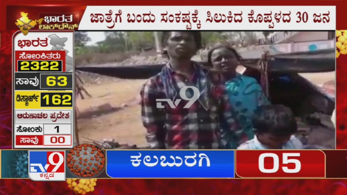 tv9kannada's tweet photo. 30 People From Koppal Gets Stranded At Bellary Due To Lockdown, Suffers Without Food & Water
Video Link ► https://t.co/3S7x62b8rb
#Koppal #PeopleStranded #KarnatakaLockdown #Bellary #KannadaNews #TV9Kannada https://t.co/mBpM1sU3E1