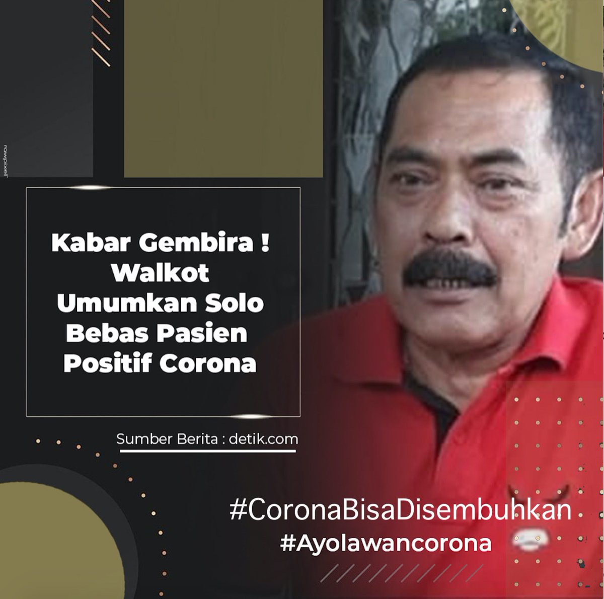 putriyunitaeka's tweet photo. Dengan Bersatu dan bersinergi  kita pasti bisa putuskan Covid-19😷😷
#CoronaBisaDisembuhkan https://t.co/fGBevfqQ9l