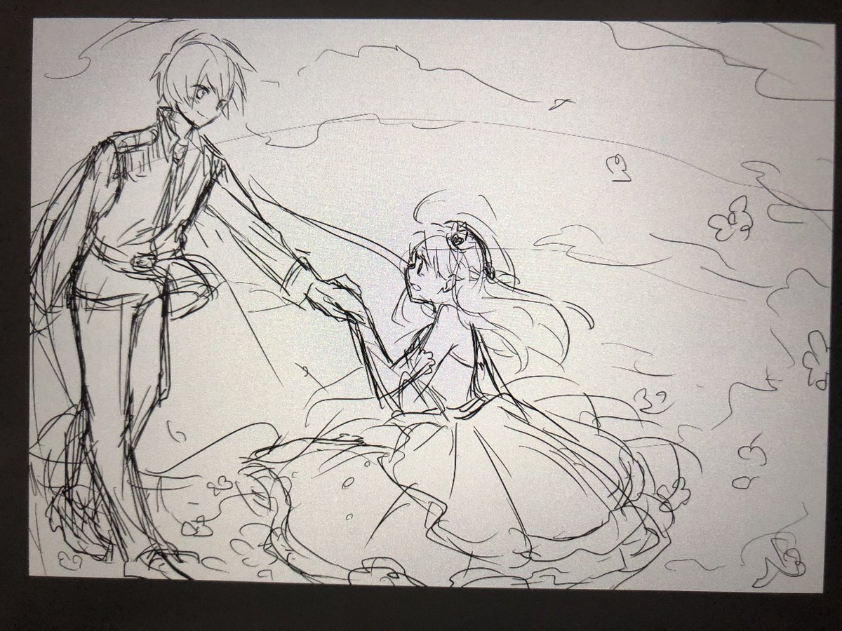 また描ける気がしないものを描き出したらしい(#^ω^) 