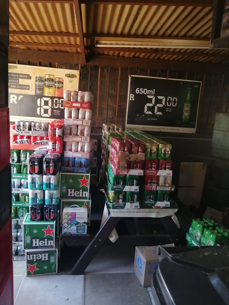 Metro Police officers confiscated alcohol valued at half a million rand in Dunoon, CT yesterday, during lockdown enforcement operations. At around 2:30pm, they were tipped off about alcohol being sold from a vehicle in the area.CTofCT