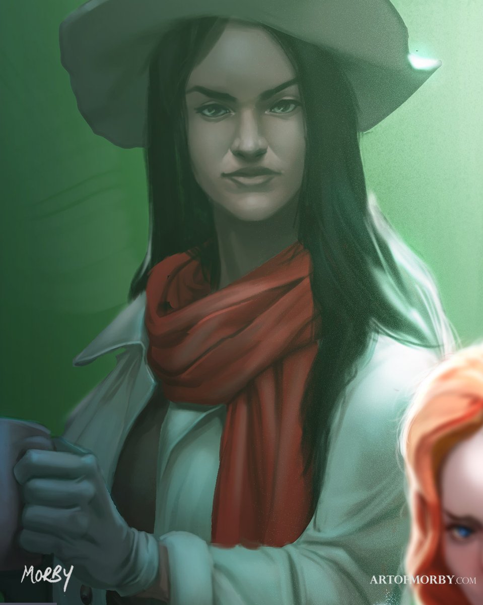 artofmorby's tweet photo. Hi, Stormfolks. Here's my interpretation of Shallan Davar.
I really connected with her on an artistic level. Almost every time her drawing process was narrated, I'd scream "Yes! Yes! That's exactly how it feels!"

#StormlightArchive #Knightradiant #bridgefour https://t.co/ljI1gIolzw