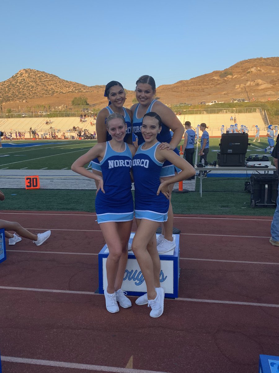 Kayla_Ann01's tweet photo. @FredNBCLA Hi I would love it if you were able to share a photo of our 4 seniors from the Norco High School Dance Team. I know they are taking this pretty hard so I want to show them that they aren’t forgotten about with of all this going on. Thank you! 💙 https://t.co/52wNgUV3sZ