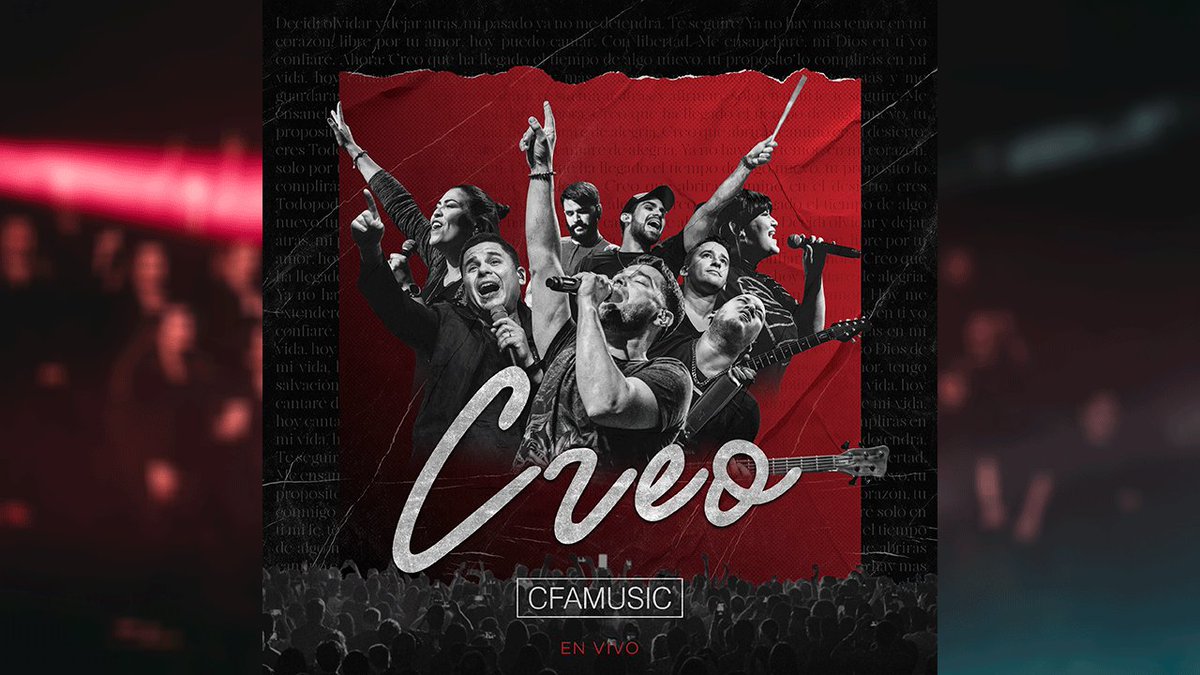 activavida's tweet photo. ➭
CFAMUSIC presenta su más reciente sencillo, titulado «Creo». Es una canción de pop rock cuyos alegres versos tratan acerca de creer que ... 🖱 ver mas en ➟ https://t.co/syUr1o7PLQ
#Música #Activavida https://t.co/x3vyWF7FrO