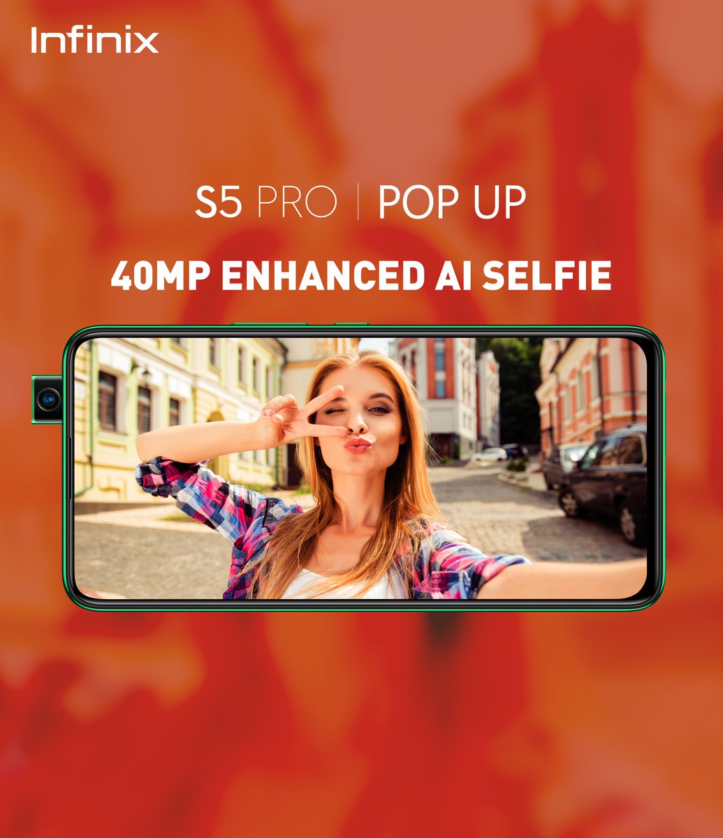InfinixPakistan's tweet photo. #InfinixS5Pro 40MP Pop-Up AI Cam Mode is equipped with enhanced scene recognition to produce the best pictures, so you can always shine.
Learn More about S5 Pro: https://t.co/iGkZqrJEZ3
Add to wishlist: https://t.co/ypuABNeGhI
#S5ProPopUp #PictureClearHai #InfinixPakistan https://t.co/kPLWo5uB9X