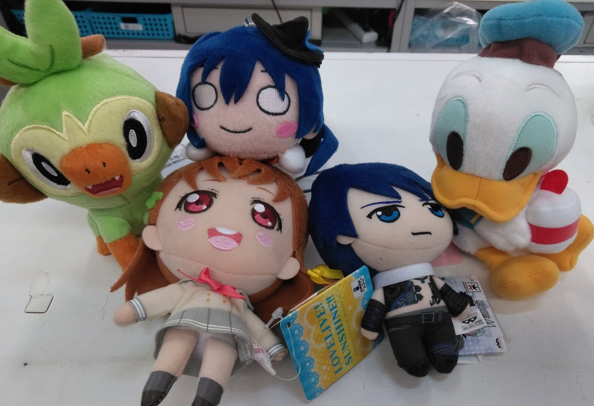 ট ইট র 桃太郎王国 本厚木店 ポケモン ドナルド ラブライブ サイドm A3 それぞれのぬいぐるみお品出し致しました ট ইট র 桃太郎王国 本厚木店 ポケモン ドナルド ラブライブ サイドm A3 それぞれのぬいぐるみお品出し致しました