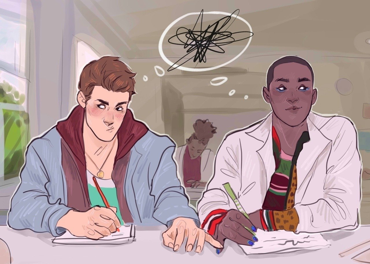 Sex Education сериал адам и Эрик