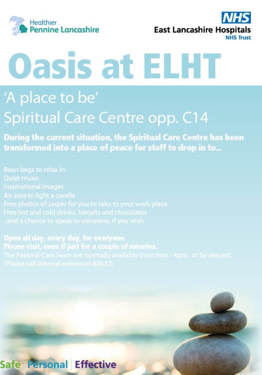 BpBlackburn's tweet photo. One of the advantages of a chapel in a hospital is that it can be opened safely. This is a lovely initiative from the chaplains at the Royal Blackburn Hospital. Let's keep praying for NHS staff and chaplains. https://t.co/BpvFDeYm5V