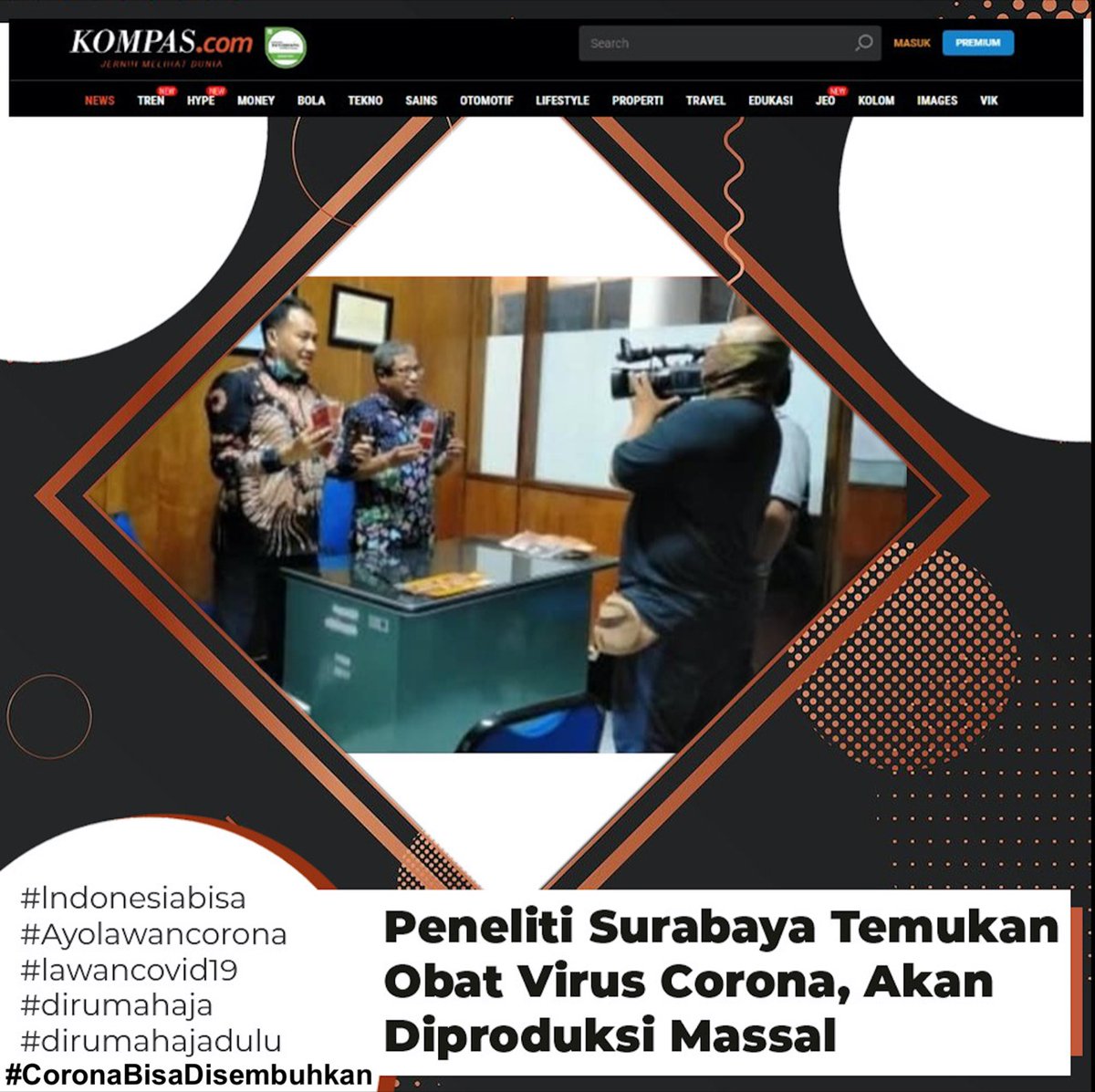 LogikaReno's tweet photo. langkah dan kebijakan pemerintah yang dibuat dengan sangat hati-hati, cepat, strategis, dan terukur, tentunya akan semakin menguatkan kita dalam menghadapi pandemi Covid-19
#CoronaBisaDisembuhkan 5 https://t.co/tSxMRvF7YW