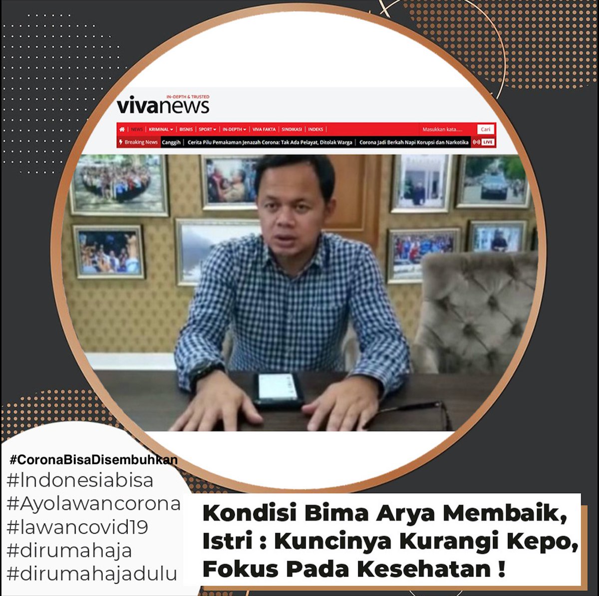 LogikaReno's tweet photo. Psysical Distance,  Cuci Tangan, Makan Makanan Bergizi, Jauhi Karumuman kegiatan Sederhana yang bisa terhindar dari Virus Corona
#CoronaBisaDisembuhkan 11 https://t.co/iizHwjYZUm