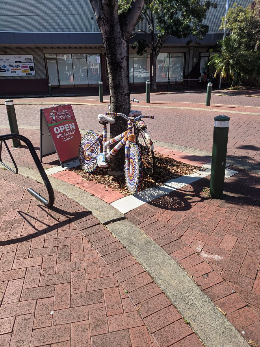Because of its isolation, bikes are actually crocheted in Westralia