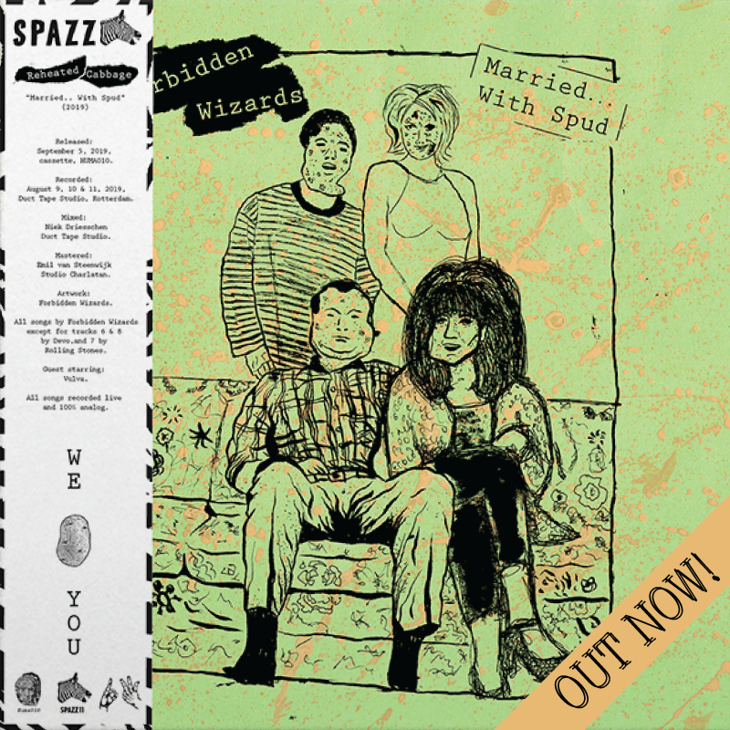 Spazz_Records's tweet photo. Forbidden Wizards - "Reheated Cabbage" on 10" vinyl is out now. It's splatter painted, it's silk screen printed, and it's got a glitter obi. Get one through our website or through Forbidden Wizards. 

#punk #punkrock #hardcore #rotterdam https://t.co/v5QMfibvwu