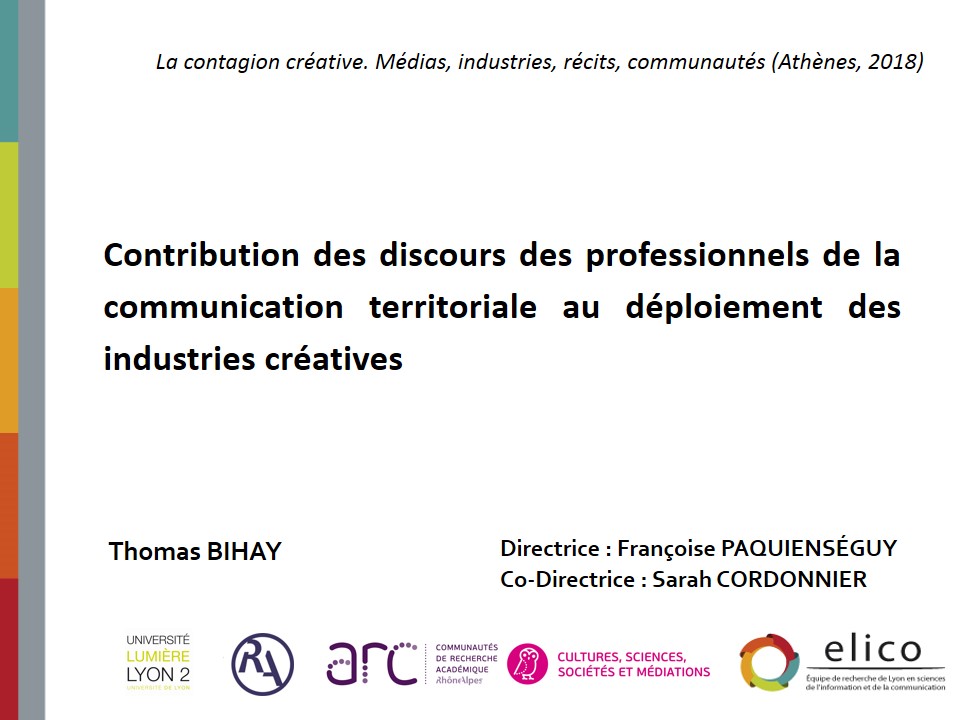 Les actes du colloque international "La contagion créative : Médias, industries, récits, communautés" sont désormais en ligne f.hypotheses.org/wp-content/blo… #SIC #media #industriescréatives #communication #territoire #creativeindustries #territory #territories #storytelling