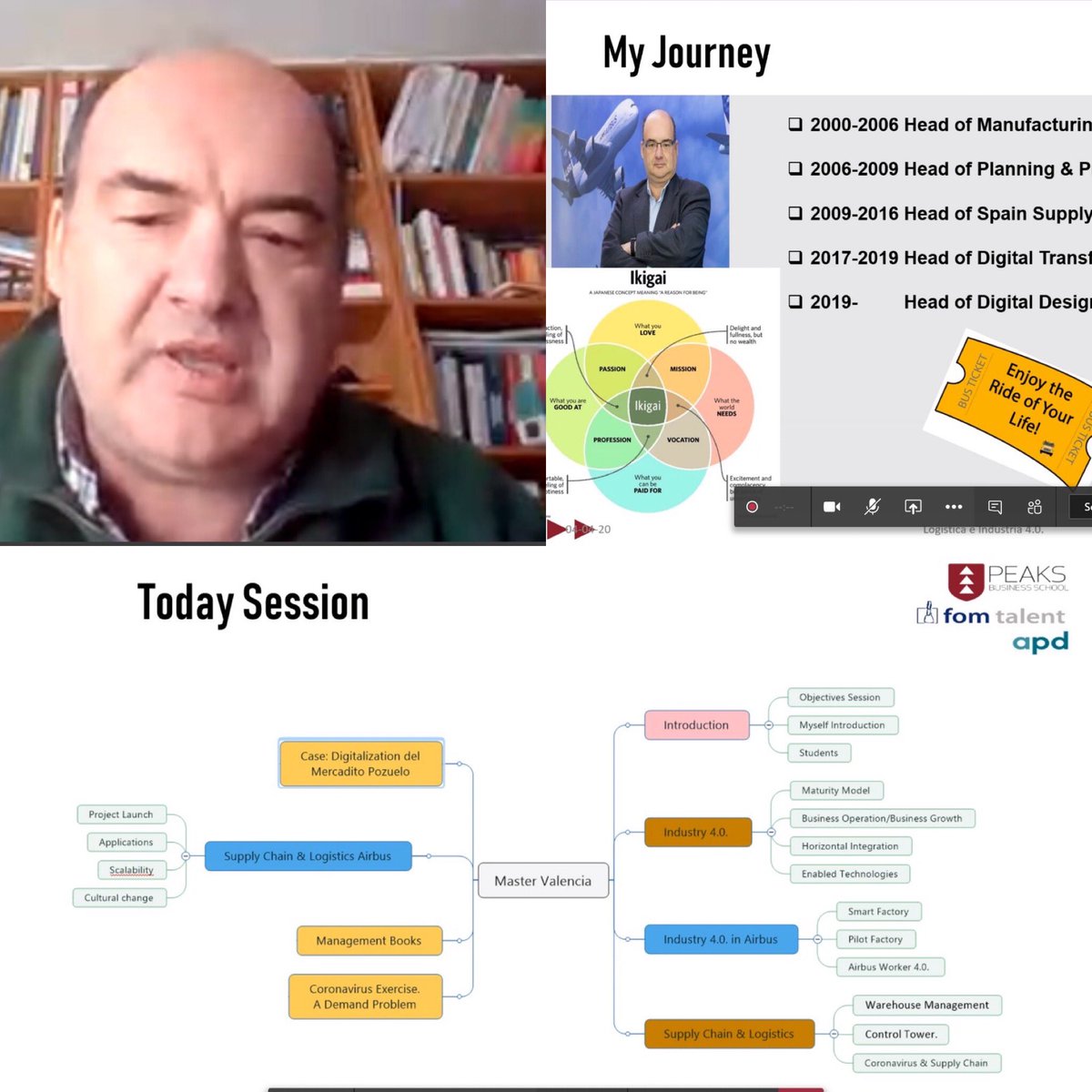 Arrancamos una fantástica clase en #i40VAL con <a href="/LuisMidelsaz/">Luis Miguel del Saz</a> #Airbus🔝🧠✈️ con <a href="/peaksbusiness/">PEAKS Business School</a> y <a href="/FomTalent/">FomTalent</a>.
Un grupo muy Importante de nuestra comunidad <a href="/FomAlumni/">FomAlumni</a> nos acompaña #i40VALL #i40MAD #i40VAL.
A disfrutar!!!! 
🔝🦸🏻‍♂️🦸🏻‍♀️🏭🇪🇸
