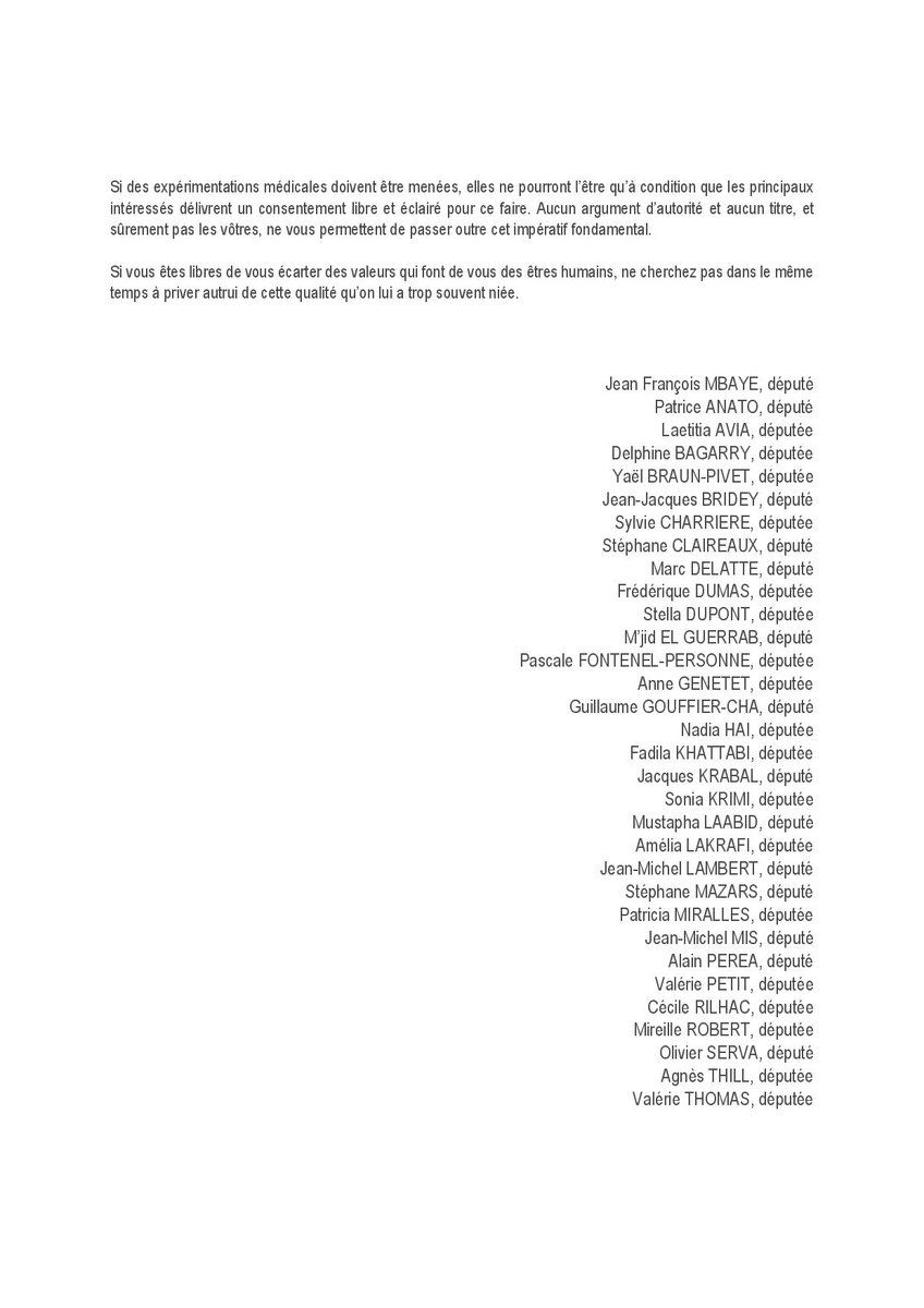 JFMBAYE's tweet photo. Avec @Patrice_Anato et 30 autres collègues députés, nous avons souhaité adresser une lettre ouverte au Dr Jean-Paul Mira et au Pr Camille Locht, suite à leurs propos inacceptables sur @LCI https://t.co/JmlJ2wlCSl