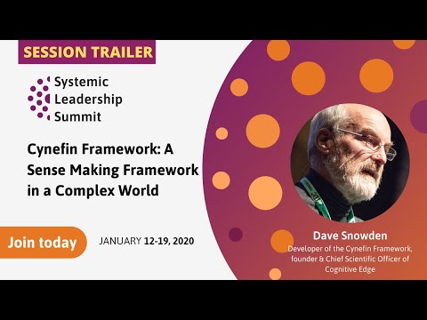 MsJWC's tweet photo. Next week features Dave Snowden talking to use about The #CynefinFramework. We are leading in unprecendented times and this journey is for you. Join today; all previous sessions can be watched back. https://t.co/CDIW6tusbY https://t.co/uo1KFeZ4jQ
#systemsthinking #leadership https://t.co/T3THcaXXfr