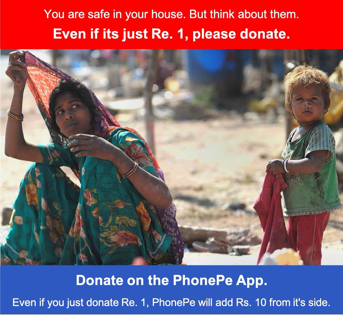 Come on India! Let's fight the Coronavirus together. Join the #i4India Movement and Donate to the #PMCARESFund on PhonePe.When we stand together for India, no fight is too big, no act too small. #i4India #EachRupeeCounts
Donate here: phon.pe/i4India