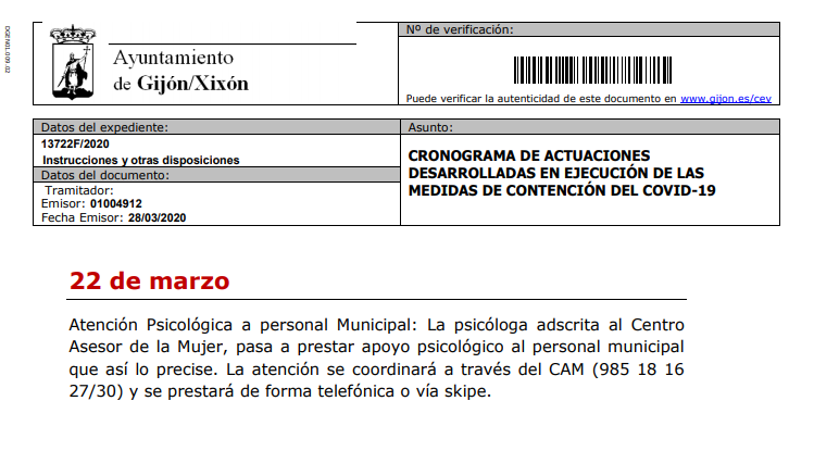 NataliaLorenzoR's tweet photo. Cuando la Administración Pública sabe aprovechar los recursos de los que dispone y tiene en cuenta la especialización de sus empleados. 
I ❤️@gijon 
#YoApoyoPsicologíadeEmergencias https://t.co/7ZtyoSIGiC