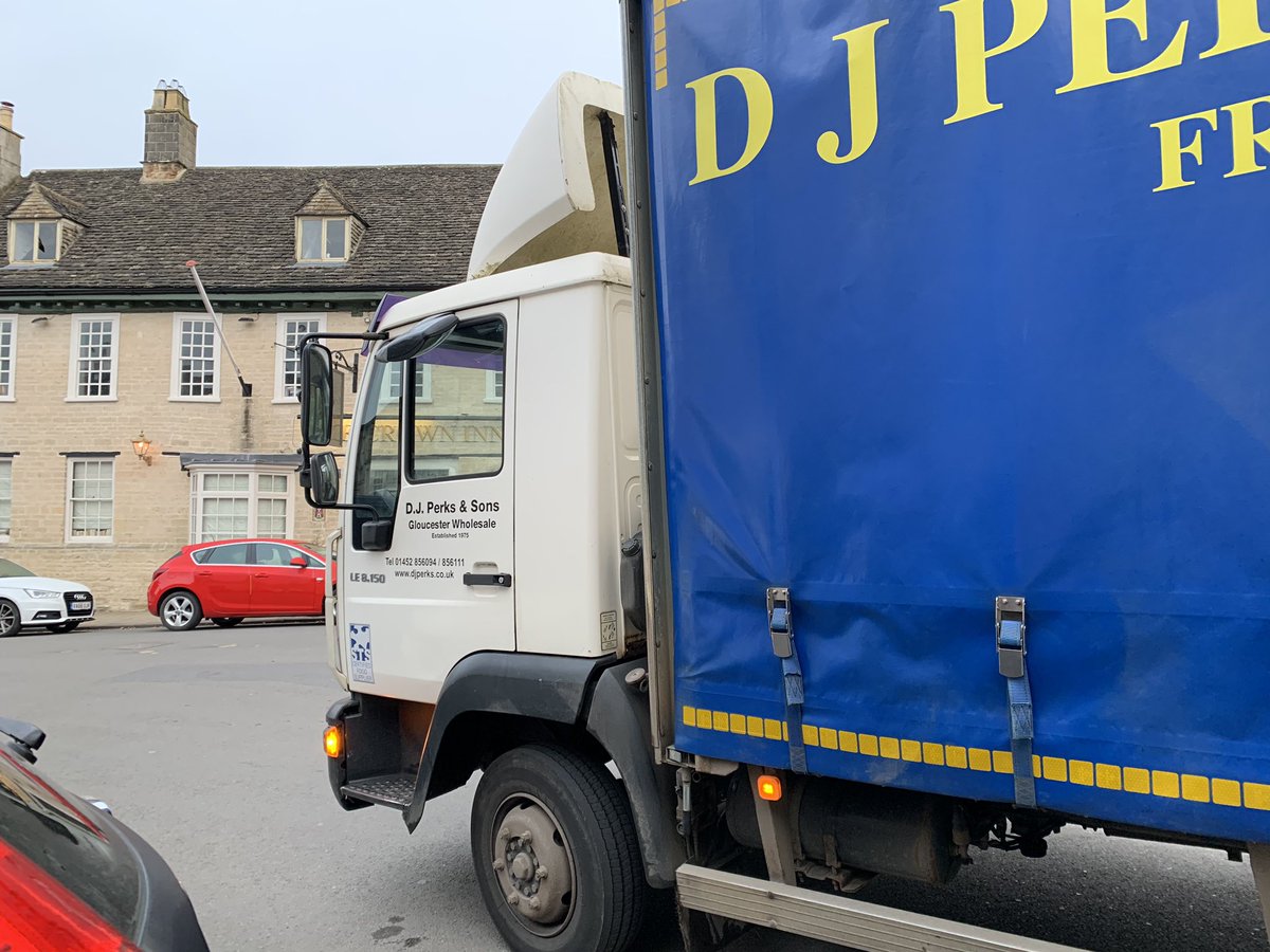 DJPERKSandSONS's tweet photo. Out bright and early to restock the rural Cotswold communities this morning #lovelocal #buylocal #djperksdelivers https://t.co/H9IaQ713Tb
