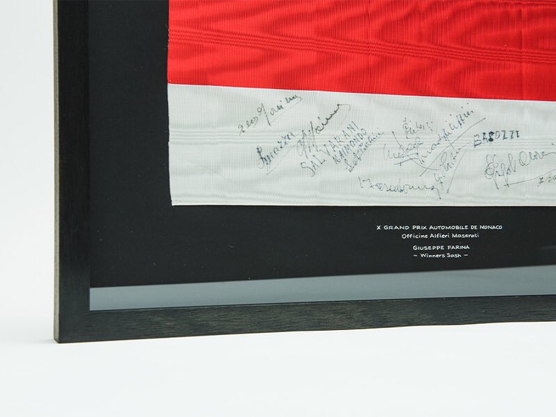 RaceUsedUK's tweet photo. 📸 1948 Monaco Grand Prix ribbon signed by race winners Farina and his Maserati team members from that event. POA
#raceuseduk #raceused #motorsportmemorabilia #monaco #monacogp #monacograndprix #f1 #grandprix #giuseppefarina #farina #maserati #4clt #maserati4clt #montecarlo https://t.co/sfxmw7UFod