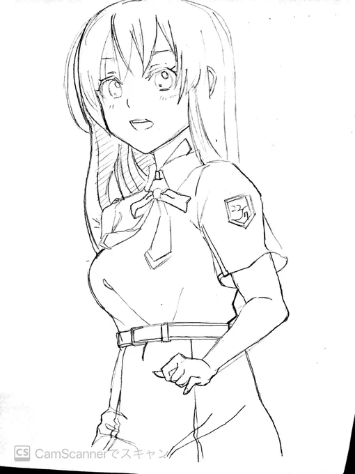 女の子カキカキ✨ 