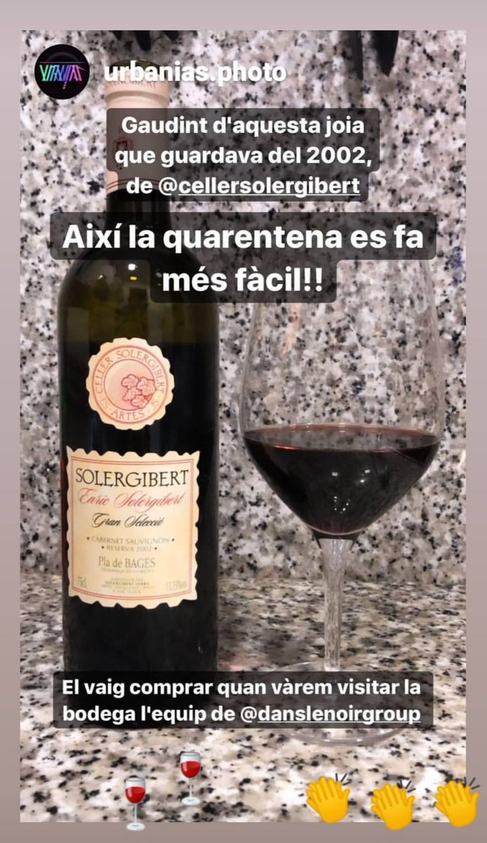 Voleu compartir els vins des de casa? Us animem a fer-ho amb l'etiqueta #PladeBagesacasa <a href="/dopladebages/">DO Pla de Bages</a>  en moments excepcionals, vins excepcionals! 🍷
