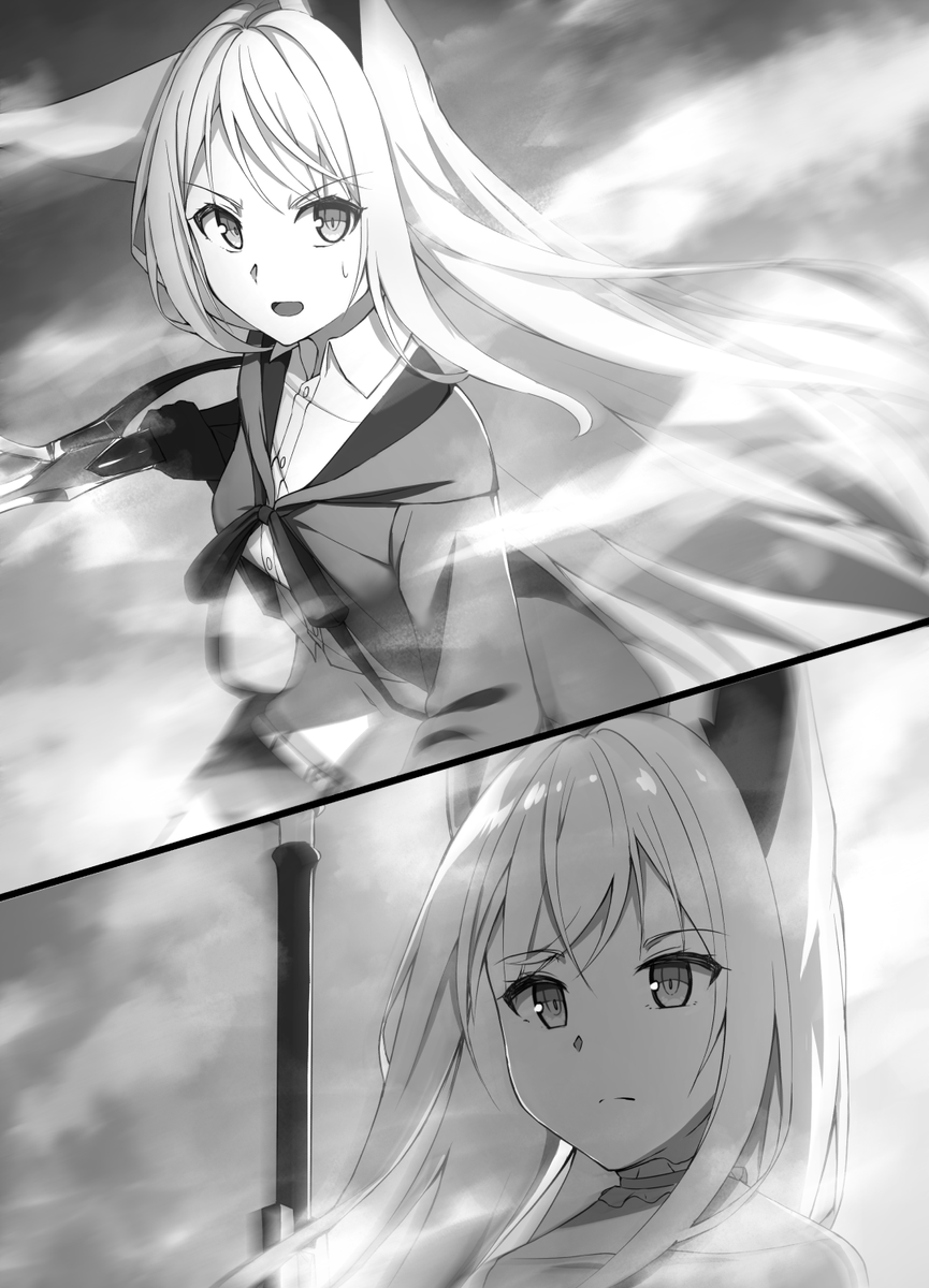 ようづき コラボアパレル予約受付中 ラノベ挿絵的なの1 制作時間4h