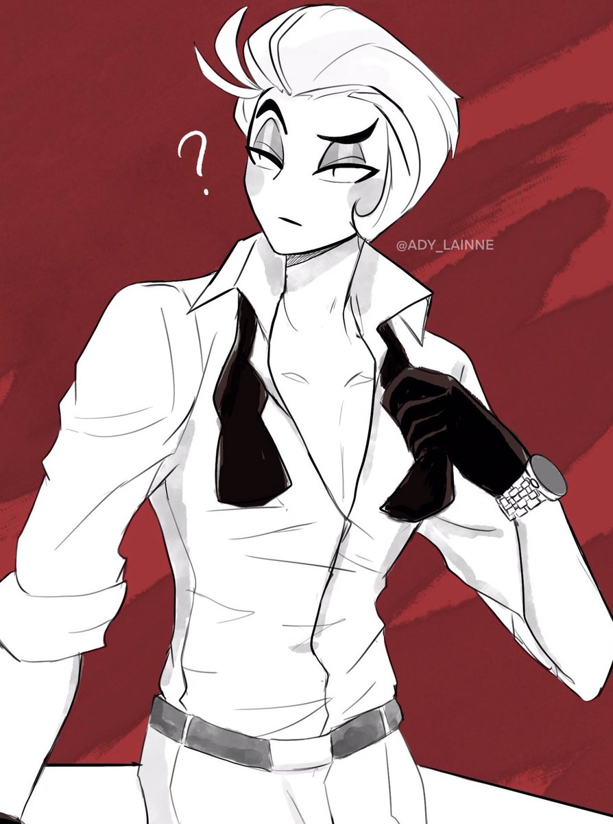 adylaineart's tweet image. Cleaning up files and it made realize my Lucifer went from that to this 🤣🤣 i love both sexy luci and goofy luci. But i seriously need to draw sexy luci more.