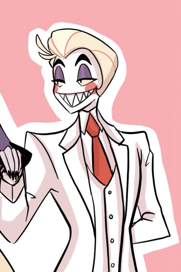 adylaineart's tweet image. Cleaning up files and it made realize my Lucifer went from that to this 🤣🤣 i love both sexy luci and goofy luci. But i seriously need to draw sexy luci more.