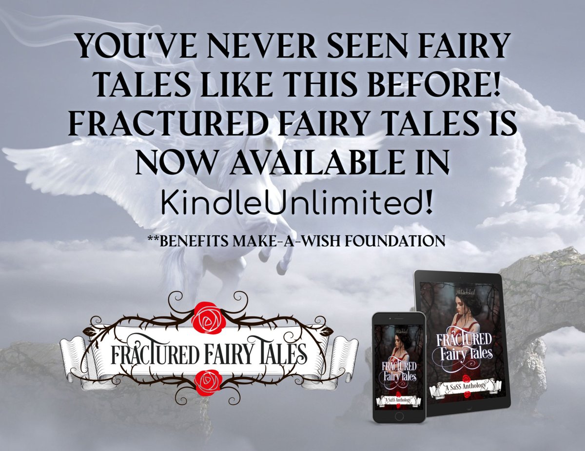 lucii_90's tweet photo. In all the land, let it be known Fractured Fairy Tales is now in Kindle Unlimited! Will you find your happily ever after? One-click and fall under the spell these SaSSy authors weave. #fracturedfairytales #SaSS20 #KU
Amazon: https://t.co/TSzxIpTdLA https://t.co/0QDRMa5TUC