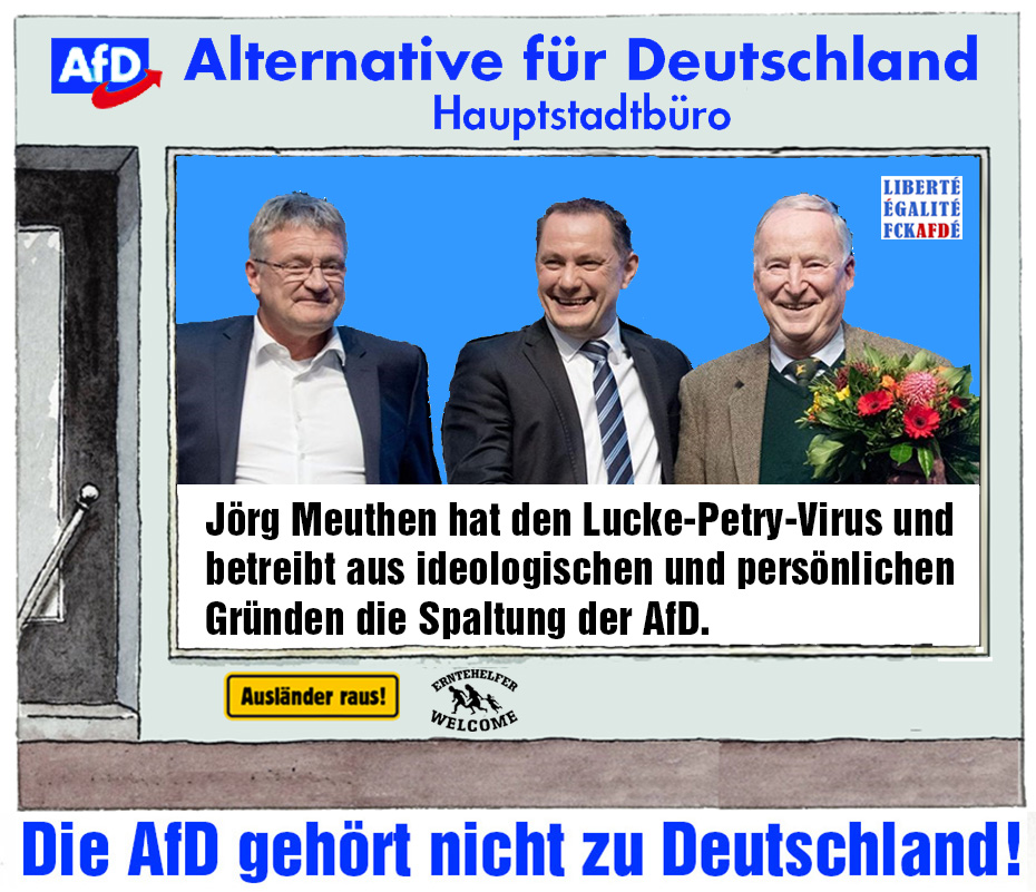 DieterSteffmann's tweet photo. @1966Skywalker #wehrhafteDemokratie #WirSindMehr #AfDVerbot2020 #BlockAFD Ceterum censeo #AfD esse delendam! Die #AfD gehört nicht zu Deutschland! https://t.co/LlgXytc8r3