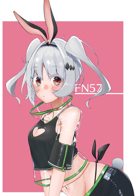 Five-seveN(ツインテ)
#ドルフロ
#ドールズフロントライン
#少女前线 
#소녀전선 