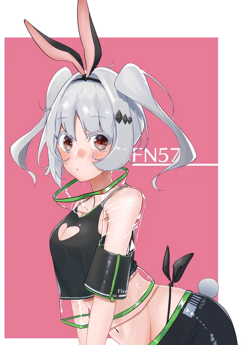 Five-seveN(ツインテ)
#ドルフロ
#ドールズフロントライン
#少女前线 
#소녀전선 