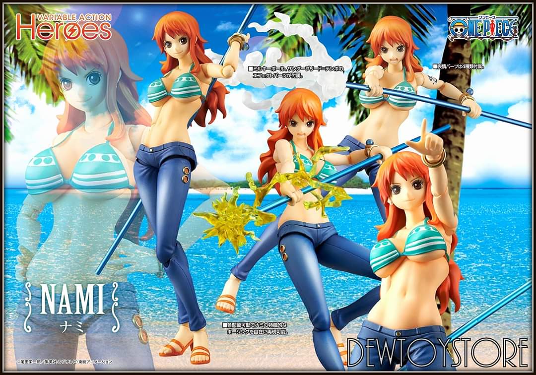 Megahouse Variable Action Heroes One Piece Nami Action Figure Action Figures Anime Manga