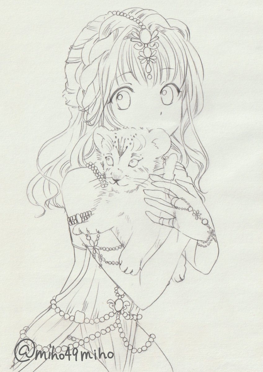 miho49miho's tweet image. 過去絵ですが、塗り絵にどうぞ(印刷の場合A4推奨)
サインは消さないでね
それ以外の線は、加筆修正色変えなどなどご自由にしていただいてOKです
個人で楽しむ範囲でご利用ください

大変な時期ですが、頑張りましょう
少しでもおうちで楽しく過ごせますように！

#ColorOurCollections